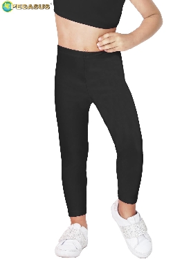 LEGGINS DANZA LYCRA NERO BABY
